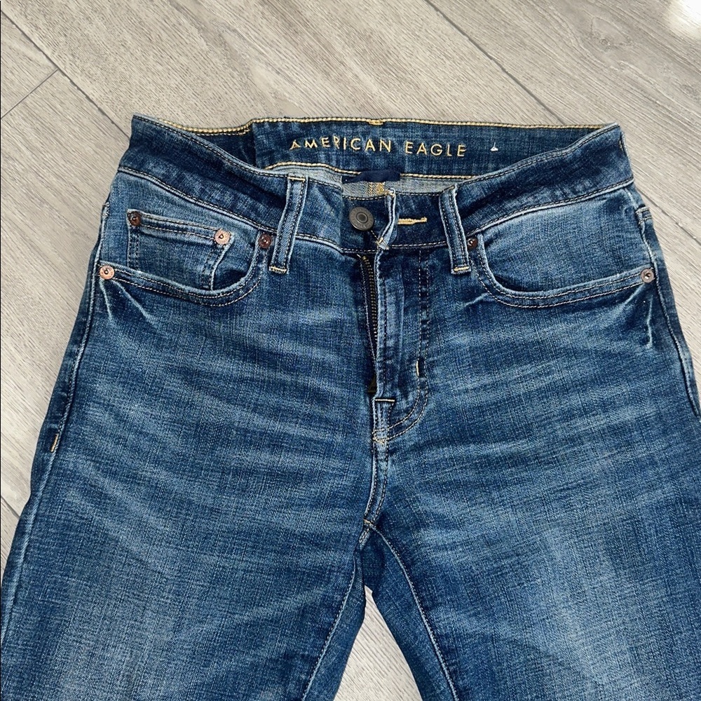 American Eagle Outfitters Dark Blue Denim size 28 - Picture 3 of 11